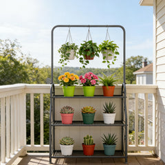 SORCEDAS top hanging hook with trailing plant demonstrating vertical display