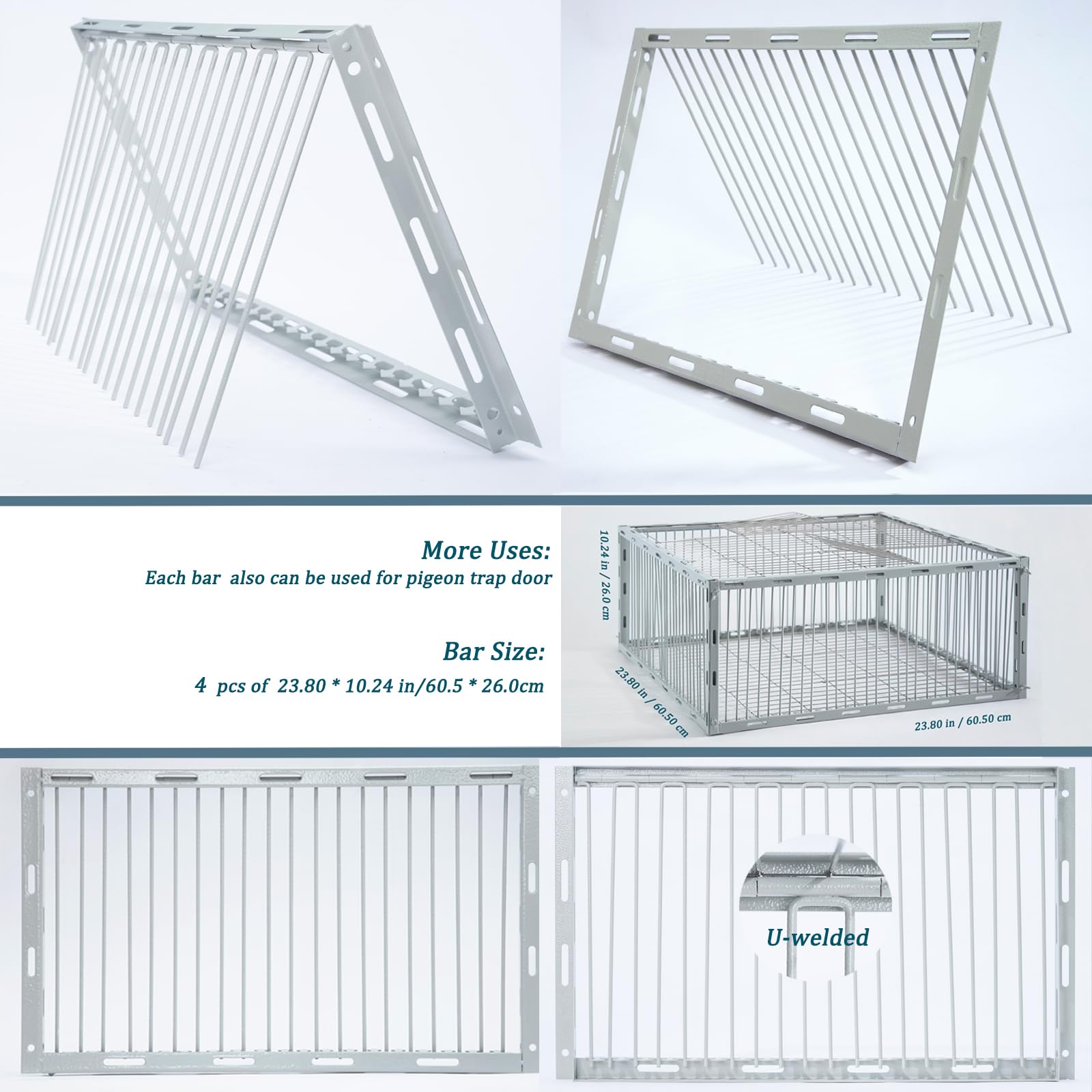 SorenCut scale comparison with hand showing portable cage size and convenience