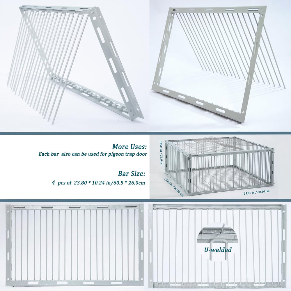 SorenCut scale comparison with hand showing portable cage size and convenience
