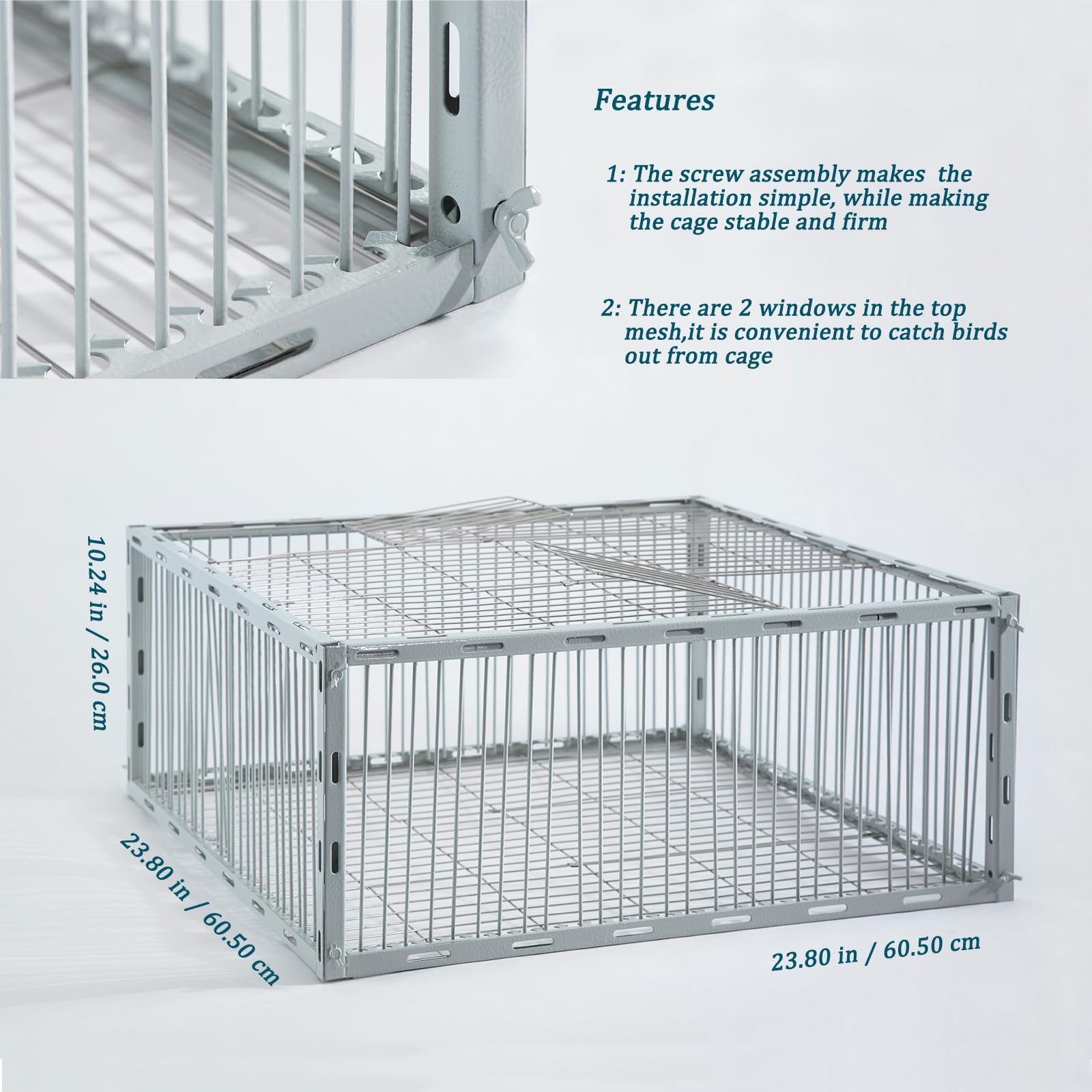 SorenCut side access panel open for safe inspection and stress-free handling