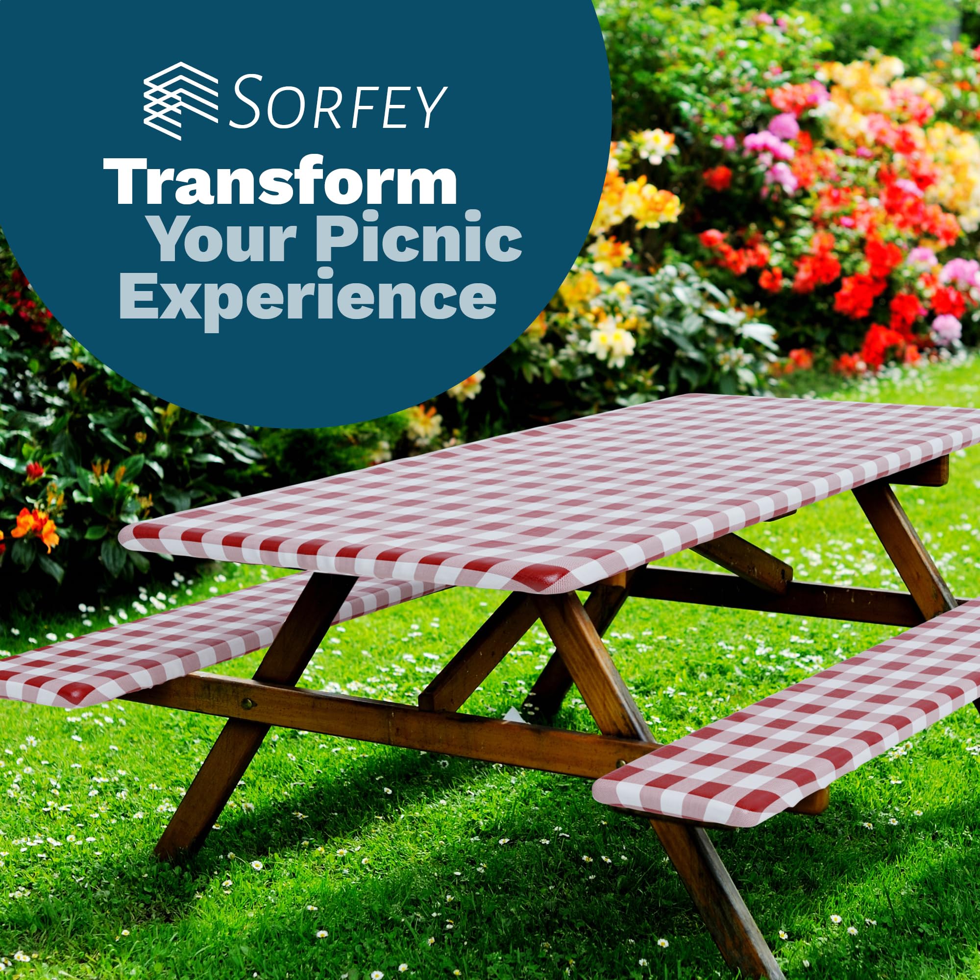 Sorfey folded and packaged set ready for storage to emphasize compact reusability and convenience