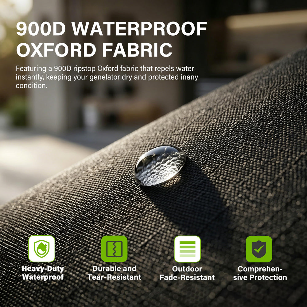 SORLANX fastening straps and Velcro securing cover for wind resistance
