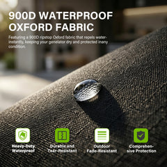 SORLANX fastening straps and Velcro securing cover for wind resistance
