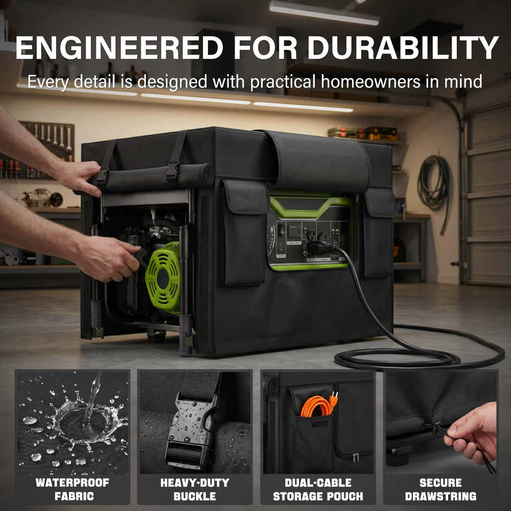 SORLANX folded cover in carrying bag for compact storage convenience