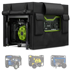 SORLANX cover front view protecting generator from weather and debris