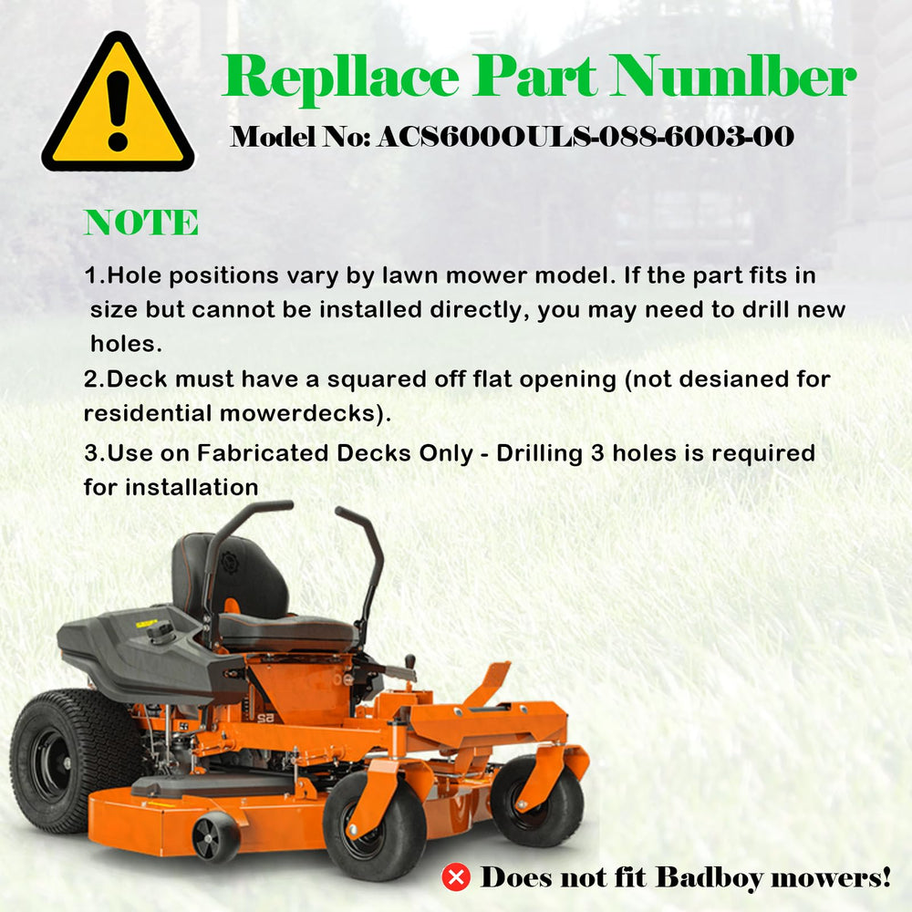 SORQINOTER mulching mode closed showing improved grass recycling