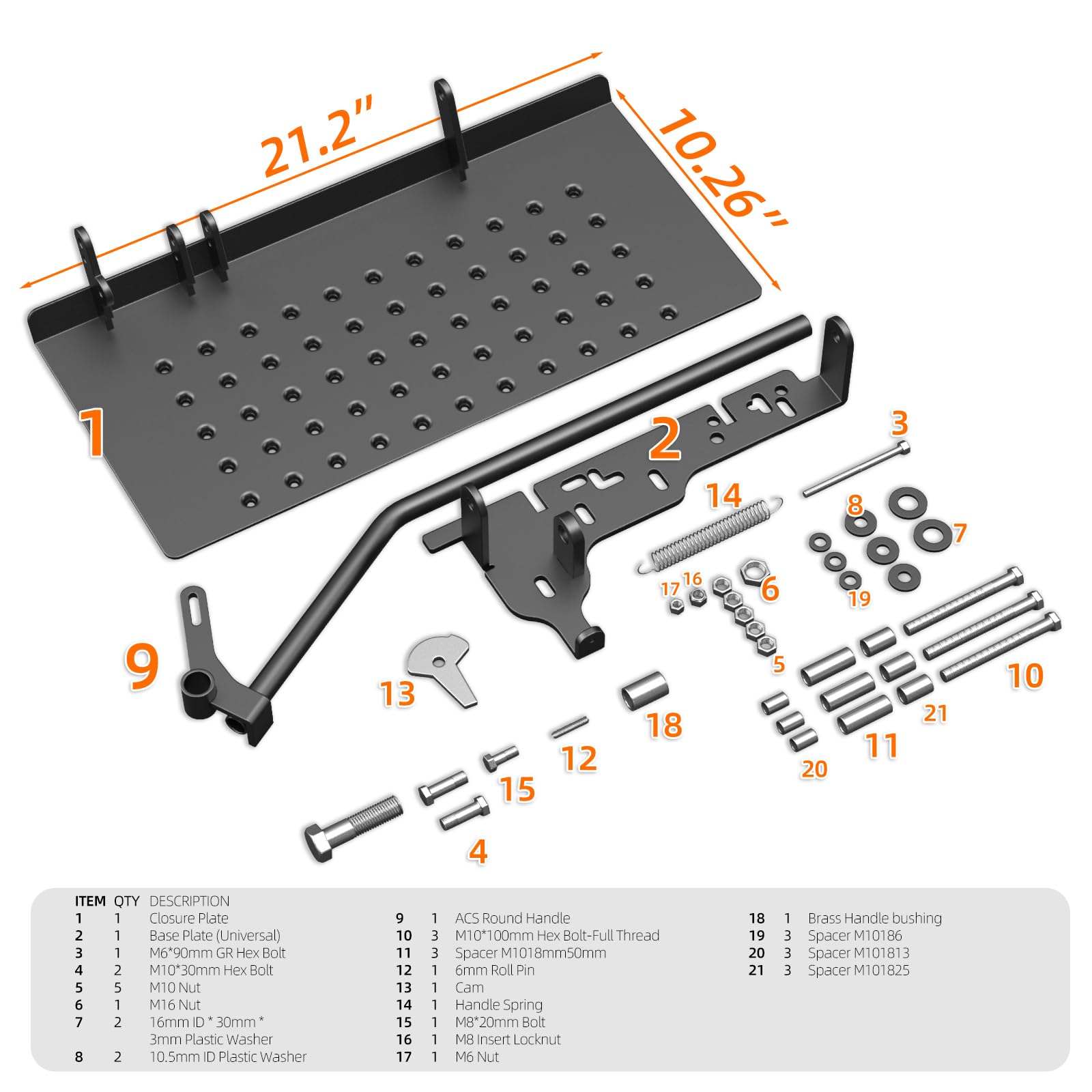 SORQINOTER size comparison with ruler showing compact, measurable fit