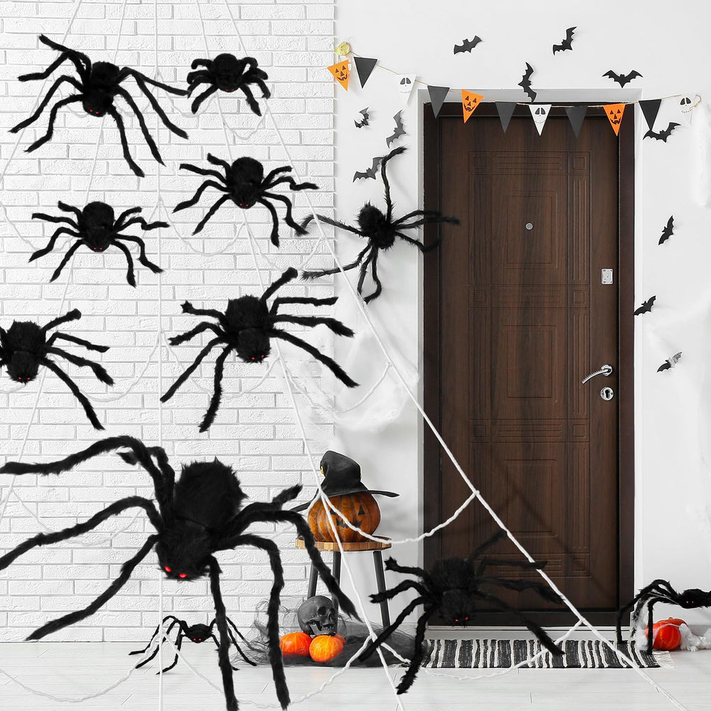 Sosation folded spiders and web packed compactly for convenient off-season storage