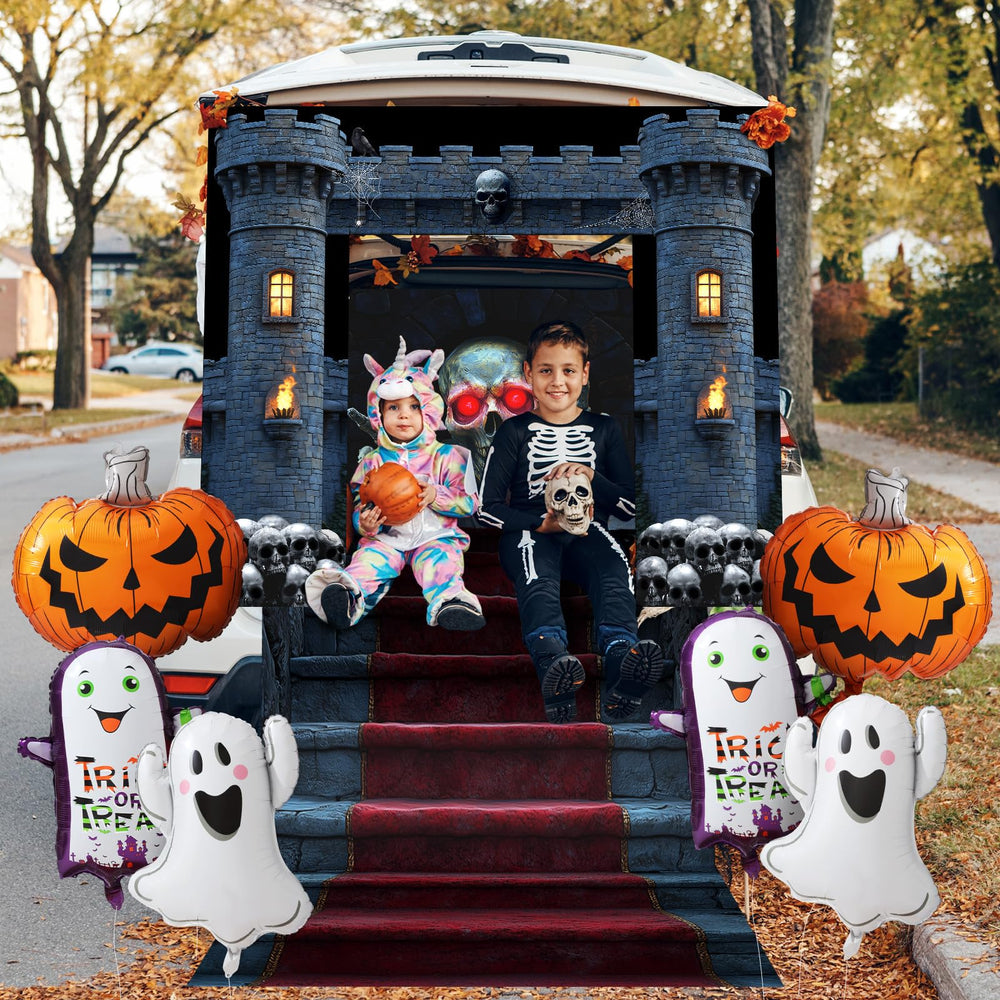 Sosation Halloween balloons ghost and pumpkin accents boosting festivity