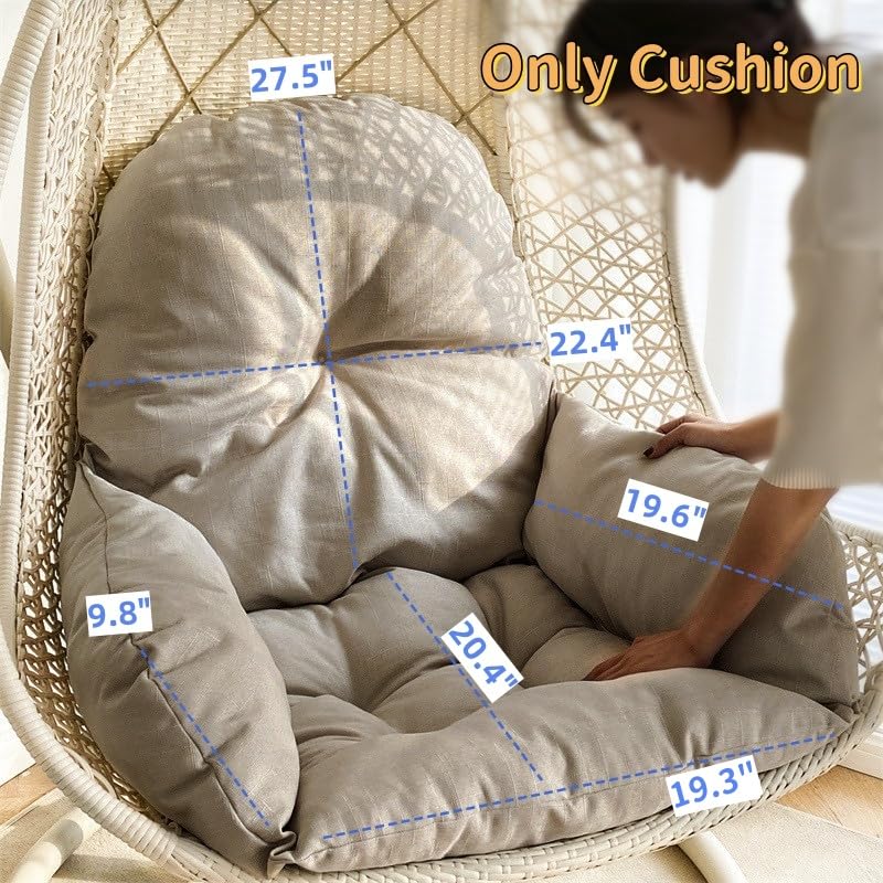 Sothuba close-up of backrest fabric texture and stitching, highlighting breathable linen-cotton
