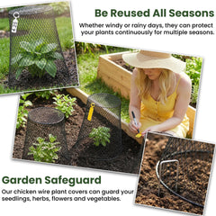 SOUJOY cloches stacked for compact storage showing easy nesting benefit
