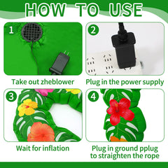 Soulchen blower and zipper compartment visible for fast inflation