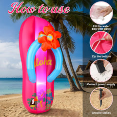 Soulchen view of bottom zipper and built-in fan showing quick inflation convenience