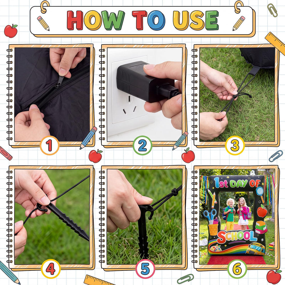 Soulchen built-in blower unit inflating the frame quickly for fast, hassle-free setup and display