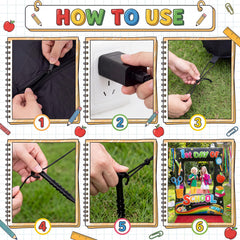 Soulchen built-in blower unit inflating the frame quickly for fast, hassle-free setup and display