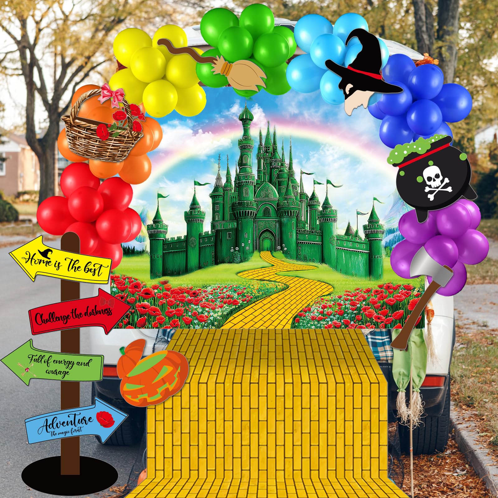 Soulchen close-up of witch cardstock detail highlights durable print and eye-catching focal point