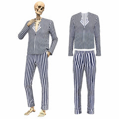 Soulchen front view of full suit showing elegant striped design and instant curb appeal