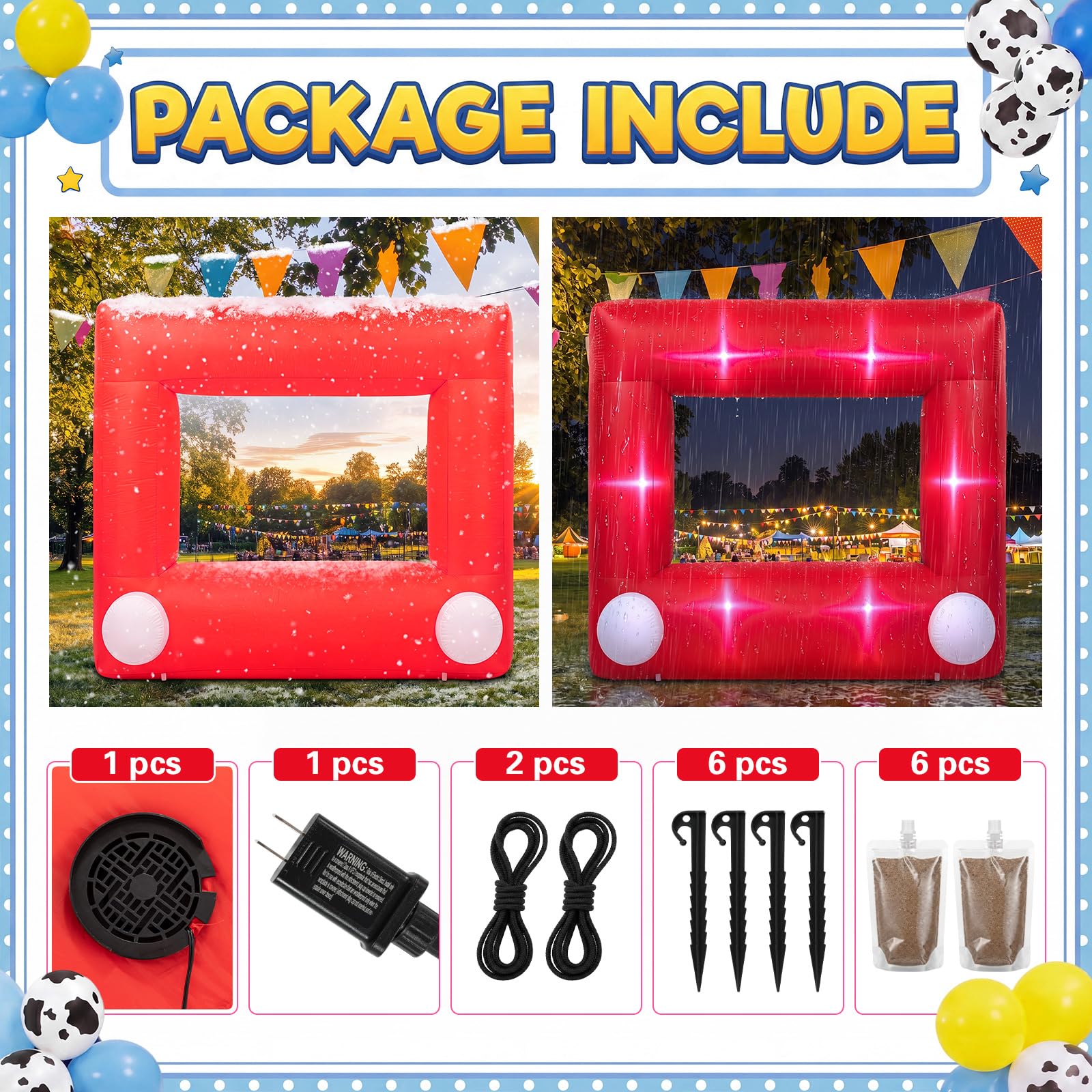 Soulchen LED lights glowing inside frame creating bright photo-friendly ambiance