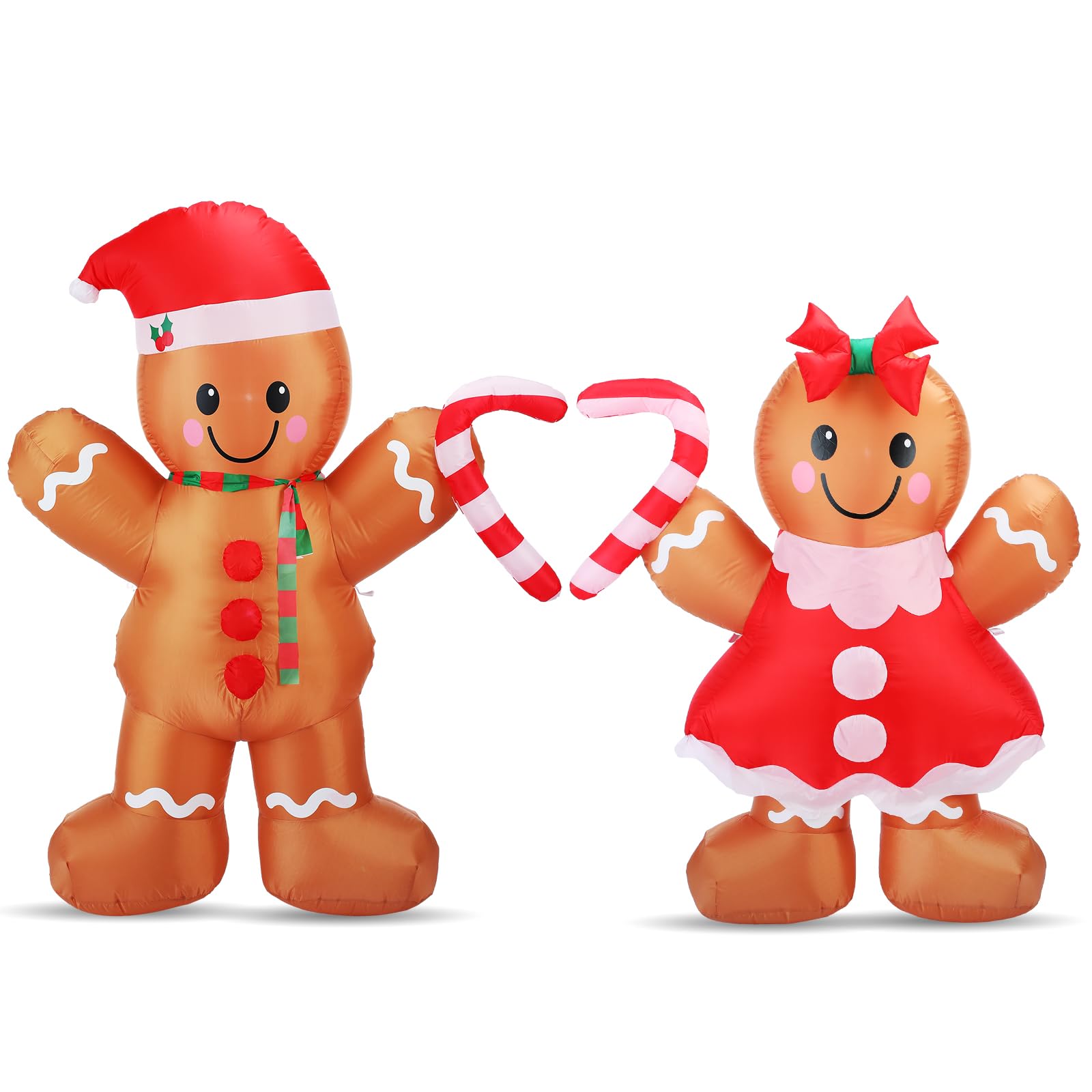 Soulchen yard scene with couple showing welcoming holiday atmosphere