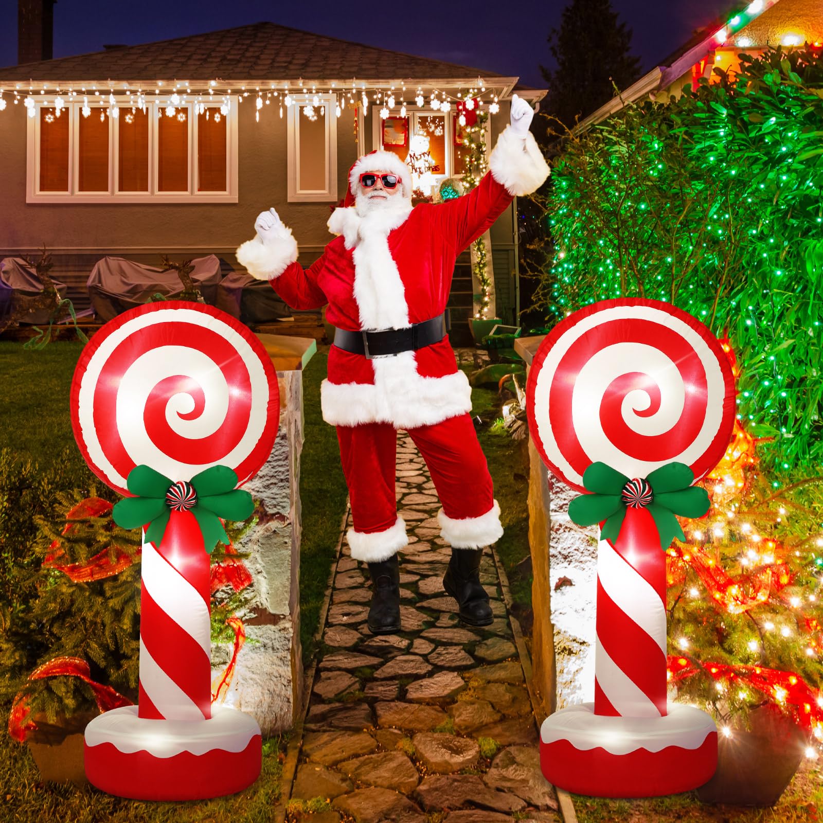 Soulchen porch lifestyle display creating welcoming holiday atmosphere