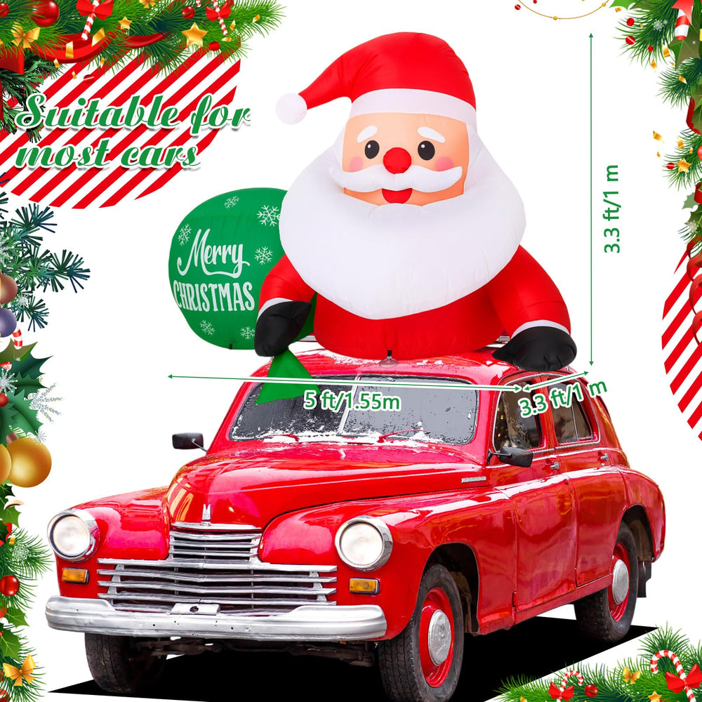 Soulchen Santa side profile lit at night enhancing vehicle visibility