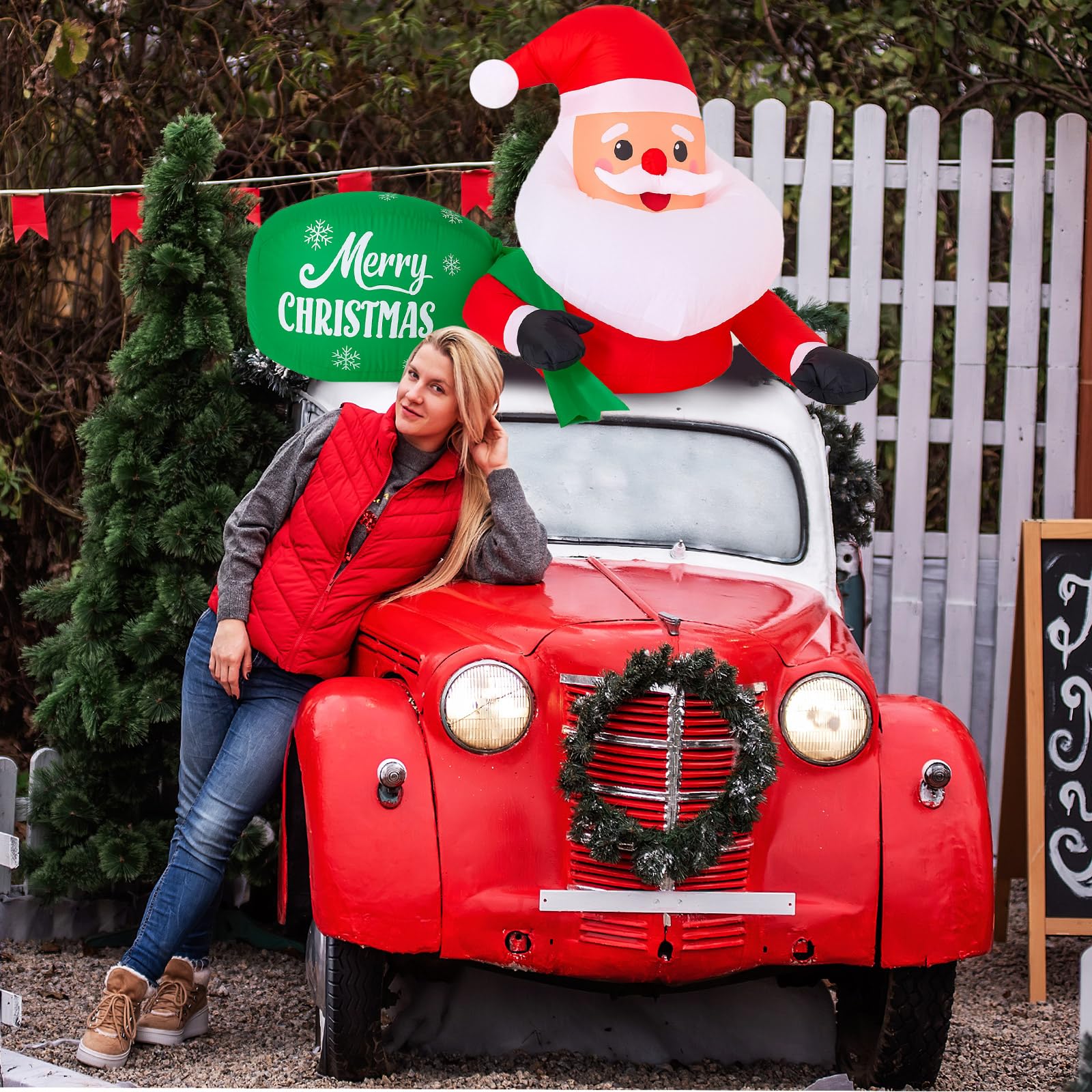 Soulchen Santa folded in trunk showing compact storage benefit