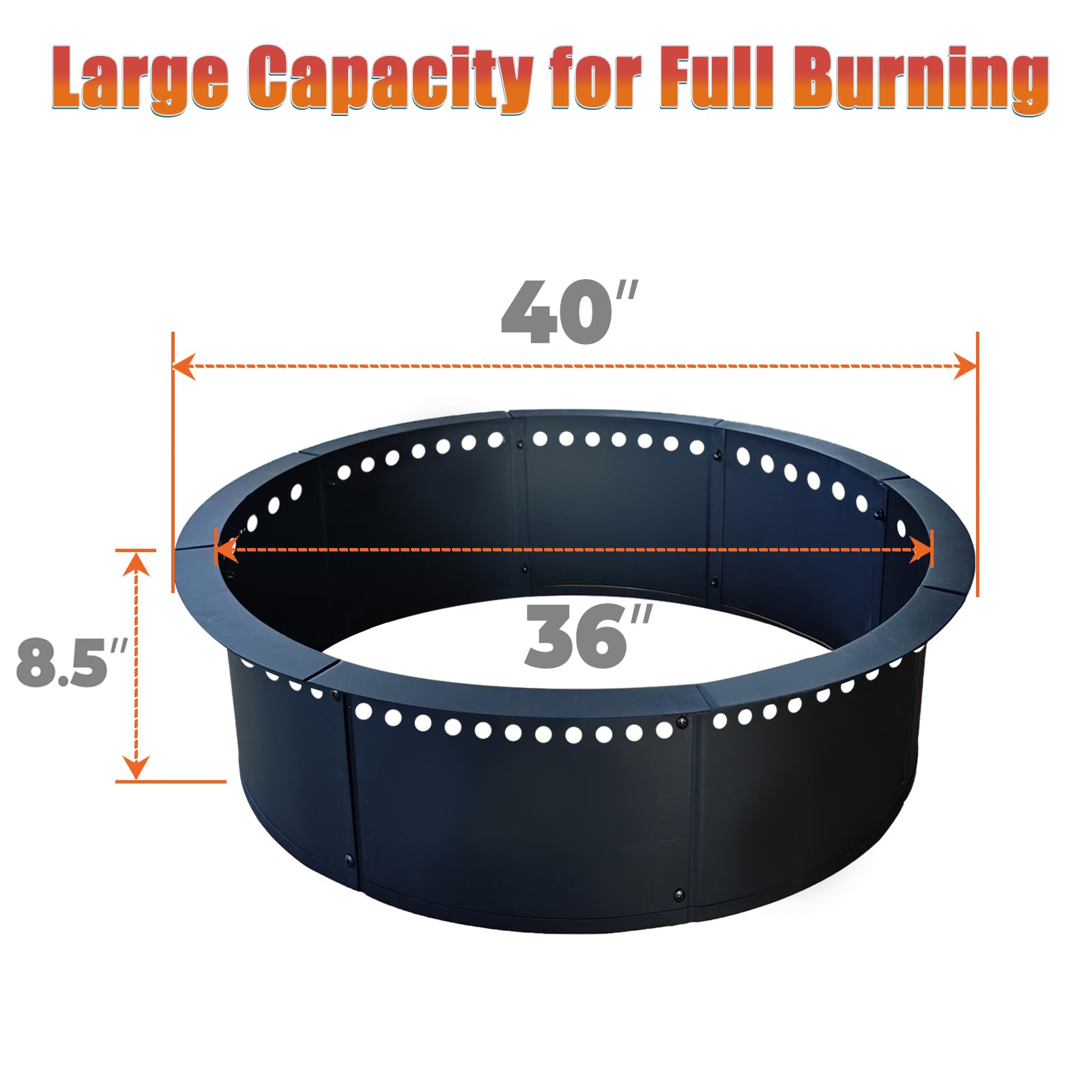 soulmate close-up ventilation holes improving airflow for cleaner flames benefit