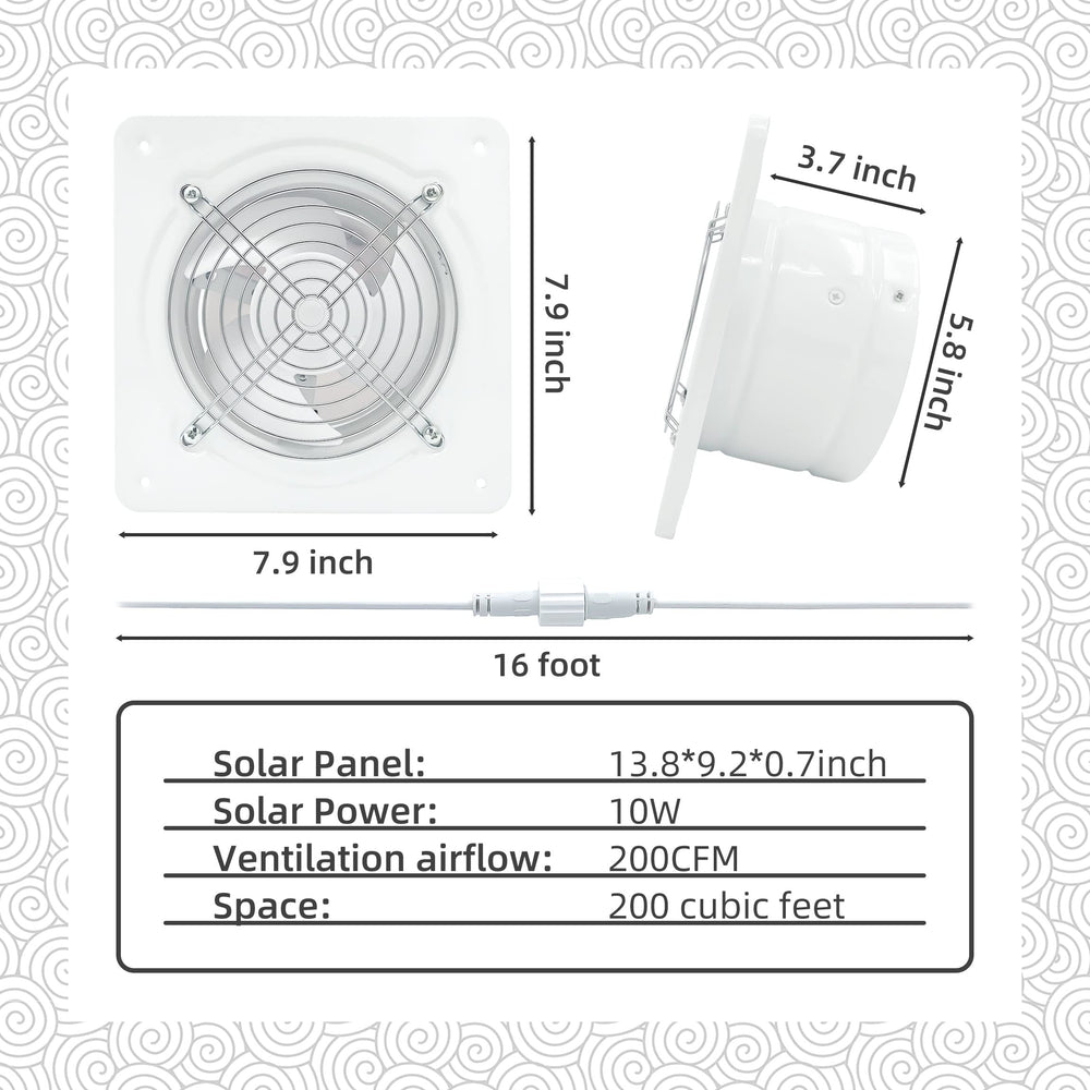 SOULVOLVE fan beside tools for scale showing compact installation benefit