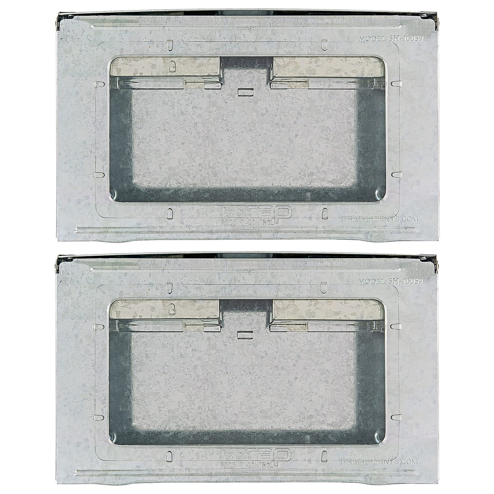 Southern Homewares clear top window view letting you quickly check catches without opening