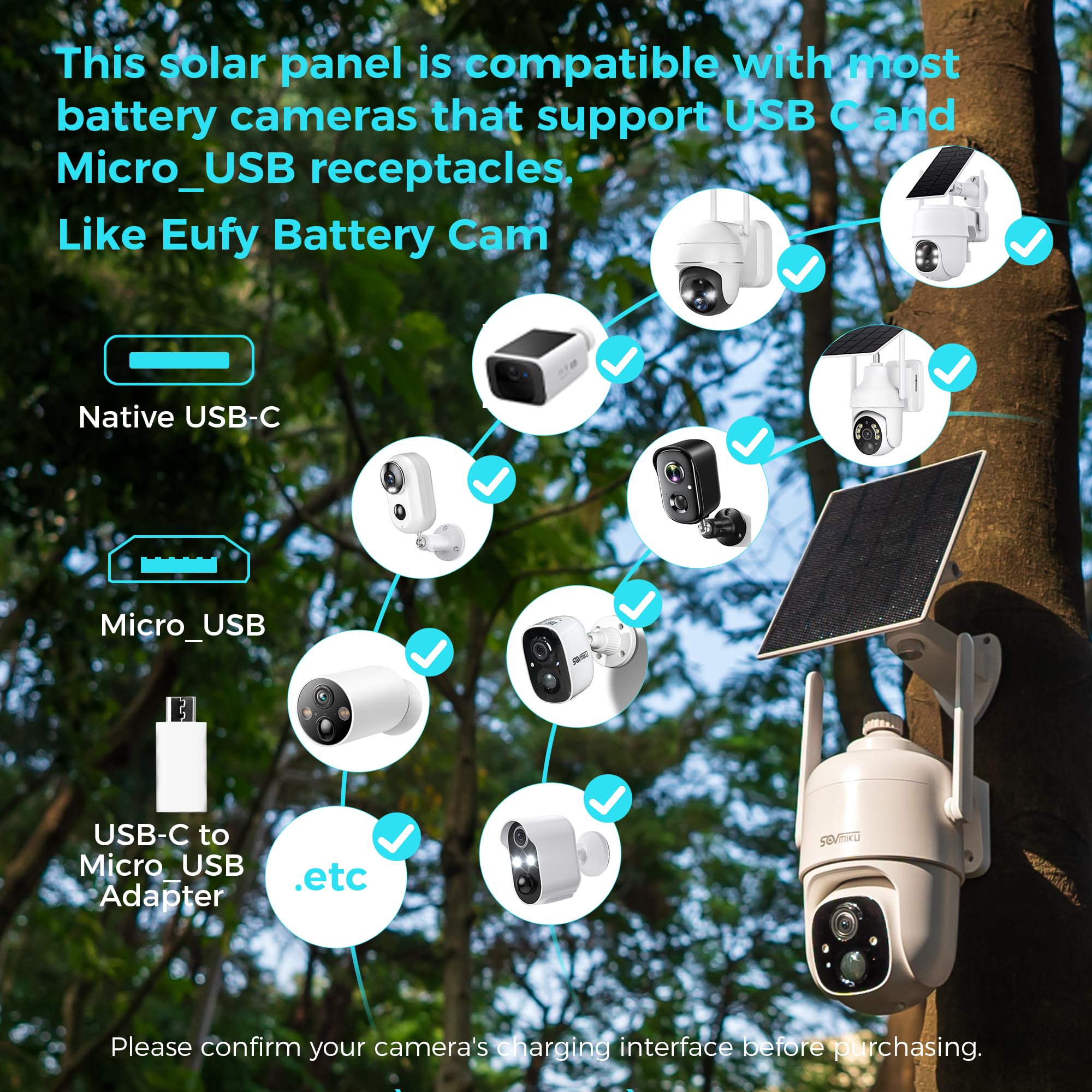 SOVMIKU back view with 360-degree mount and secure attachment benefit
