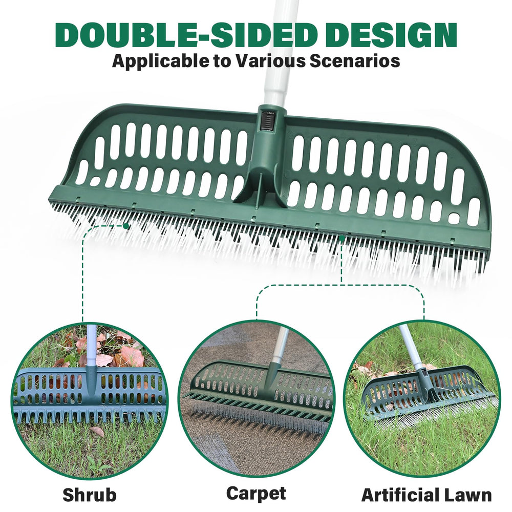 SOYUS coarse tines detail gathering sticks and leaves for fast cleanup