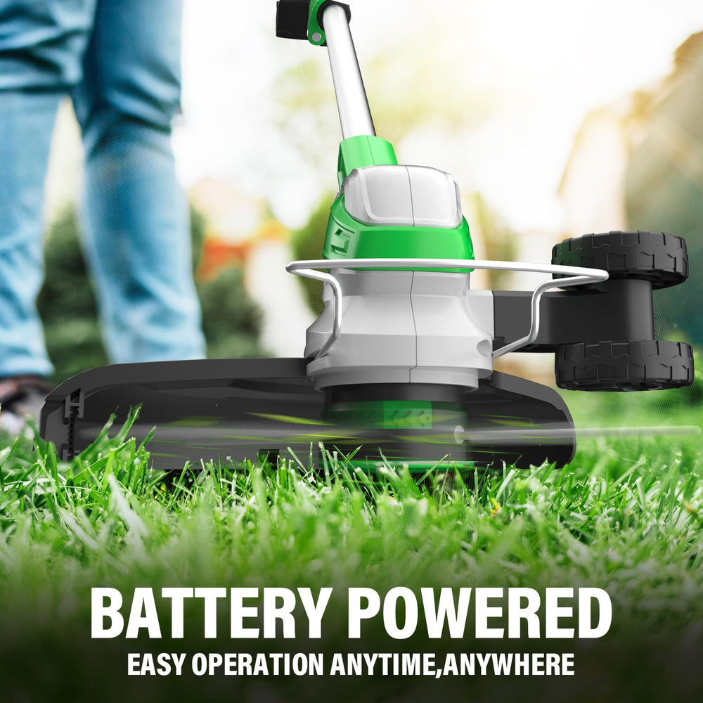SOYUS two 20V batteries and fast charger for extended runtime and quick recharge