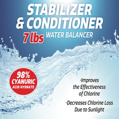 SpaChoice being poured into a skimmer demonstrating easy application and protection