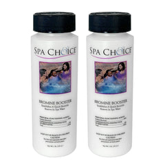 SpaChoice front label of bromide booster showing product identity and clear benefit