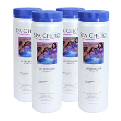 SpaChoice front packaging 4-pack showing clear labeling and USA origin benefit