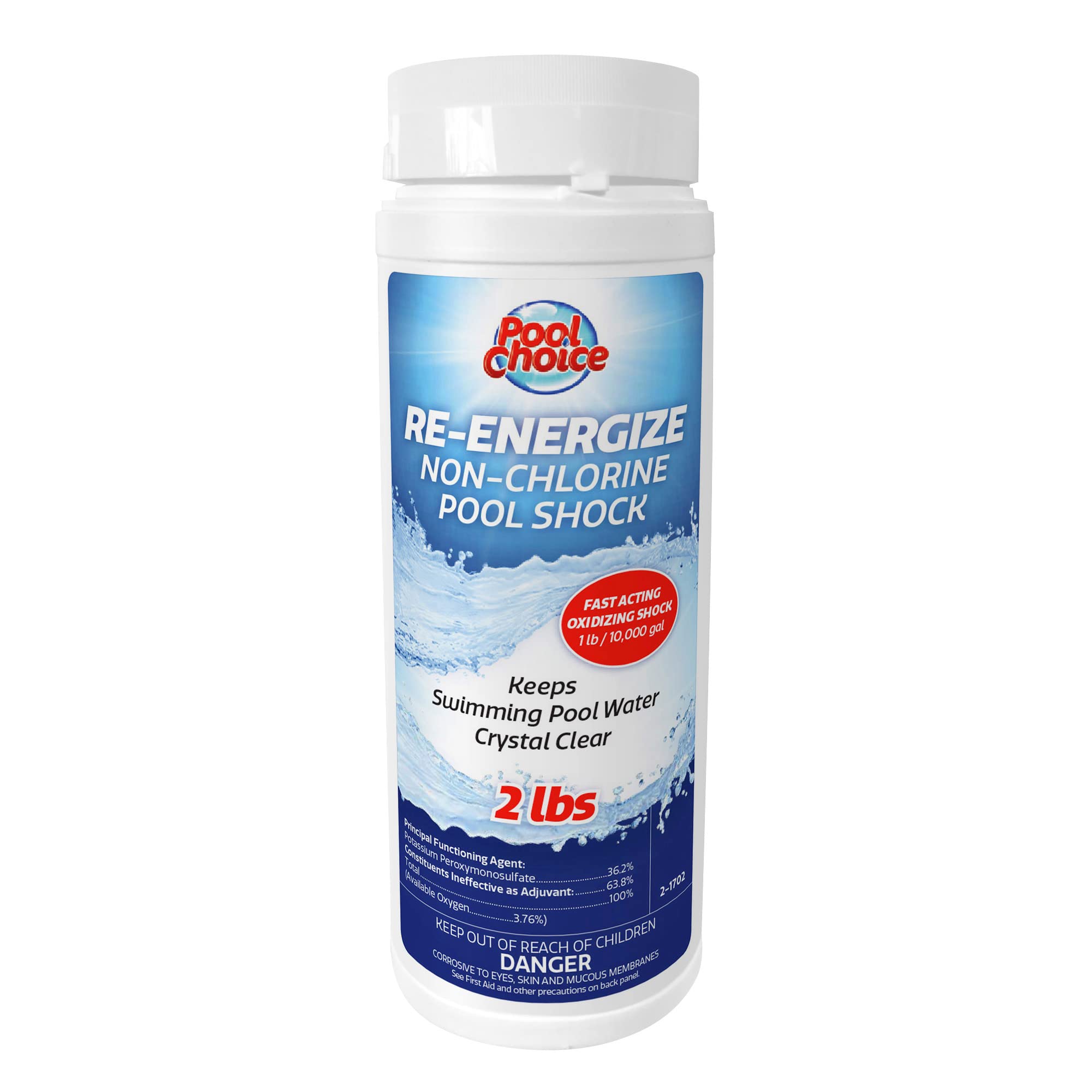 SpaChoice granules close-up highlighting texture and fast-acting oxidizer power