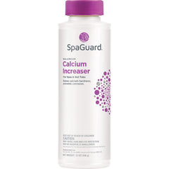 SpaGuard alkalinity increaser added at spa edge to stabilize pH and protect equipment