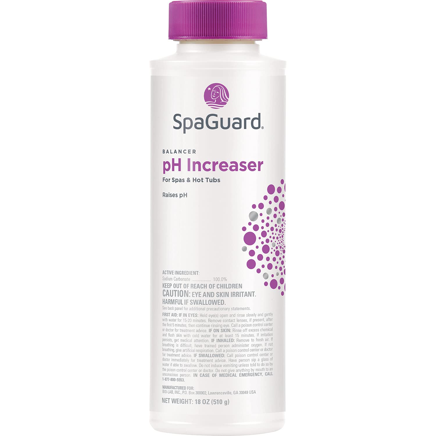 SpaGuard calcium increaser granules texture that raises hardness to prevent corrosion
