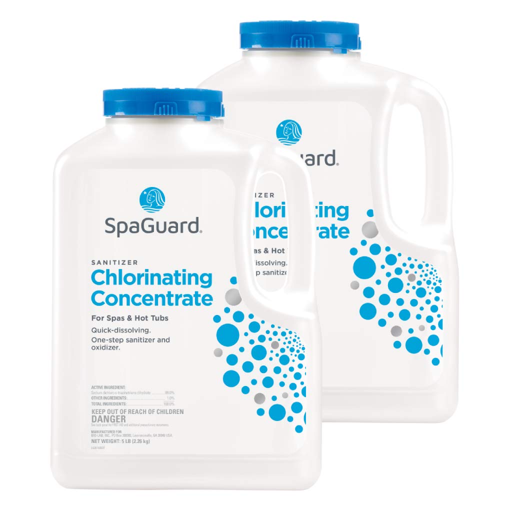 SpaGuard front packaging 5 lb 2-pack showing label and benefits