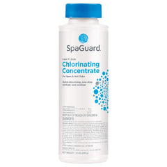 SpaGuard granular chlorinating concentrate close-up texture view for fast dissolving benefit