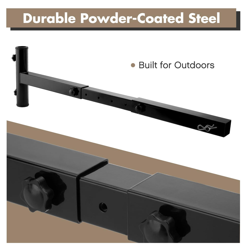 SPARKWHIZ holding different pole sizes for universal fit