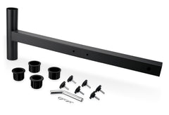 SPARKWHIZ front view mounted on truck showing stable hitch shade