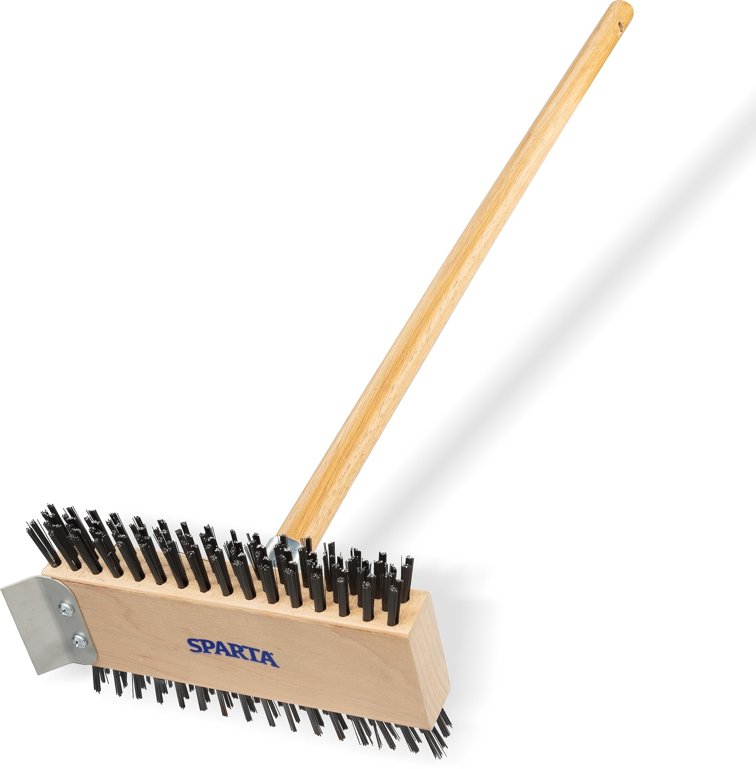 SPARTA front view of full brush showing bristles and handle for reliable cleaning