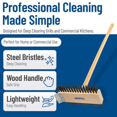 SPARTA carbon-steel bristles detail demonstrating aggressive residue removal