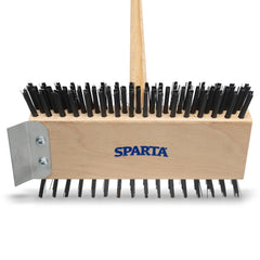 SPARTA treated hardwood block close-up showing durable construction and grip