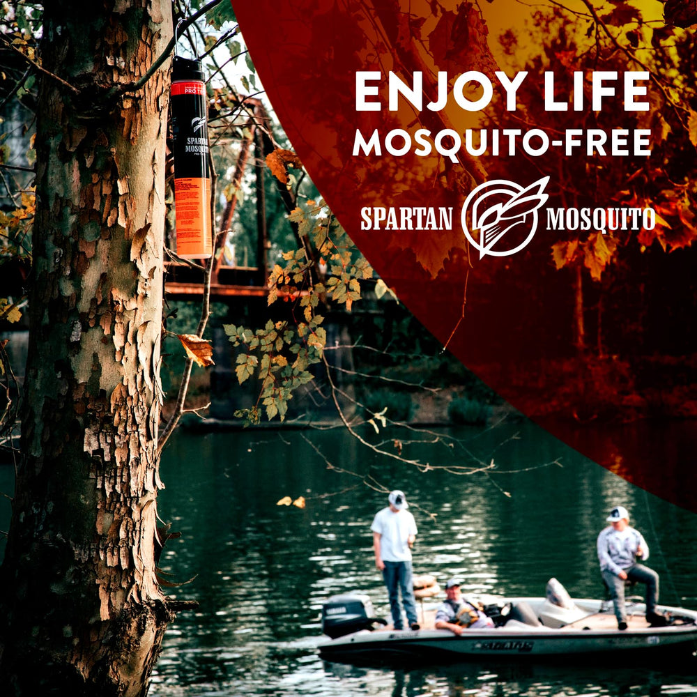 SPARTAN MOSQUITO in backyard patio scene offering comfortable outdoor time