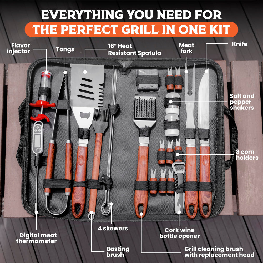 SpartaSake carry bag open with tools organized, simplifying storage and travel