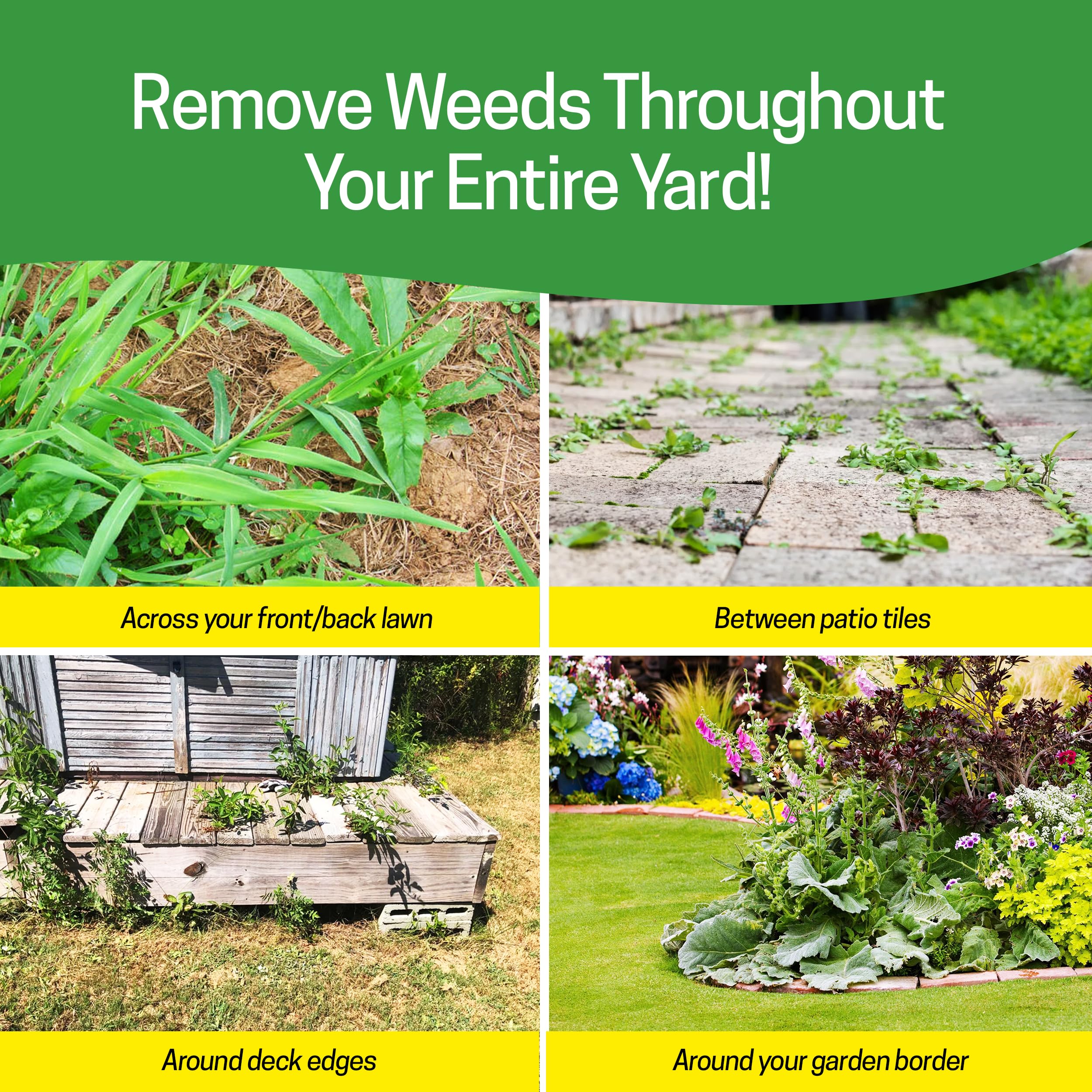 Spear Head Spade being used in garden to remove weeds faster with less bending