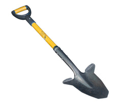 Spear Head Spade SHFD3 front view showing full 40-inch yellow shovel and blade benefit
