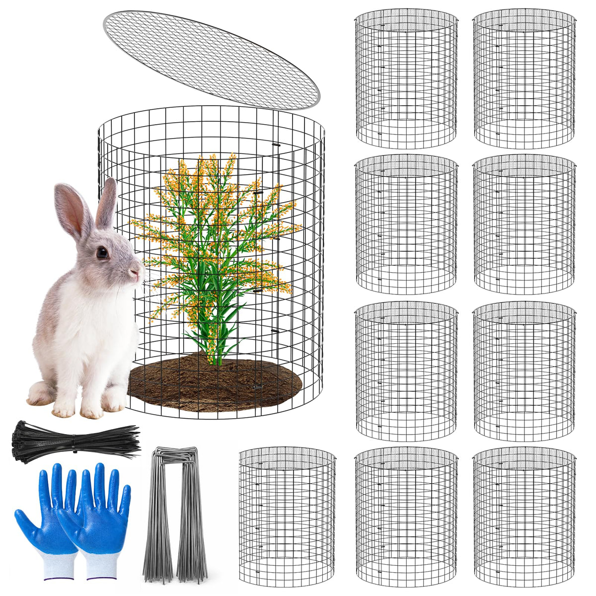 SPECILITE front packaging showing 10-pack and included accessories, easy garden protection
